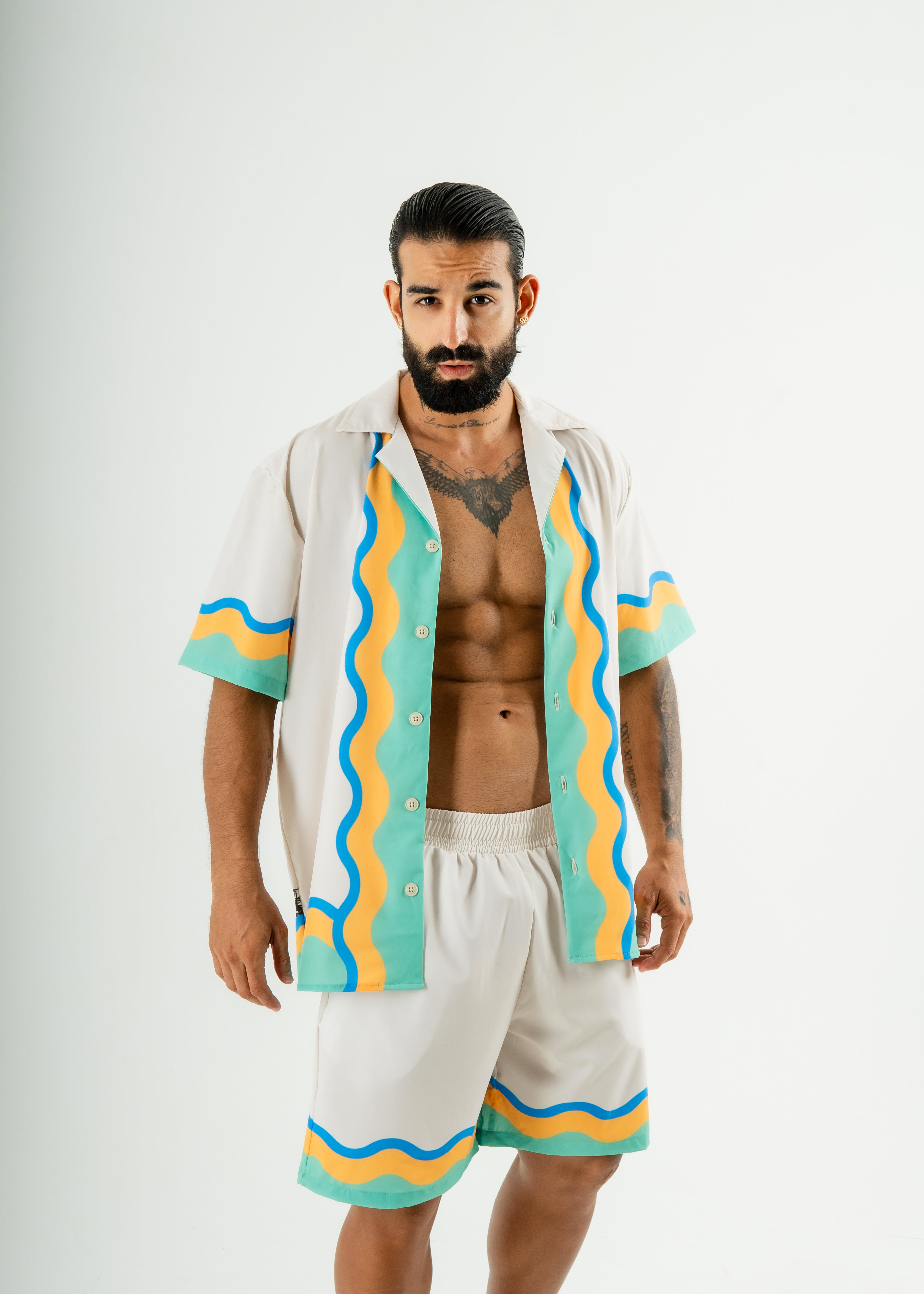 SET ONDAS CRAB IVORY