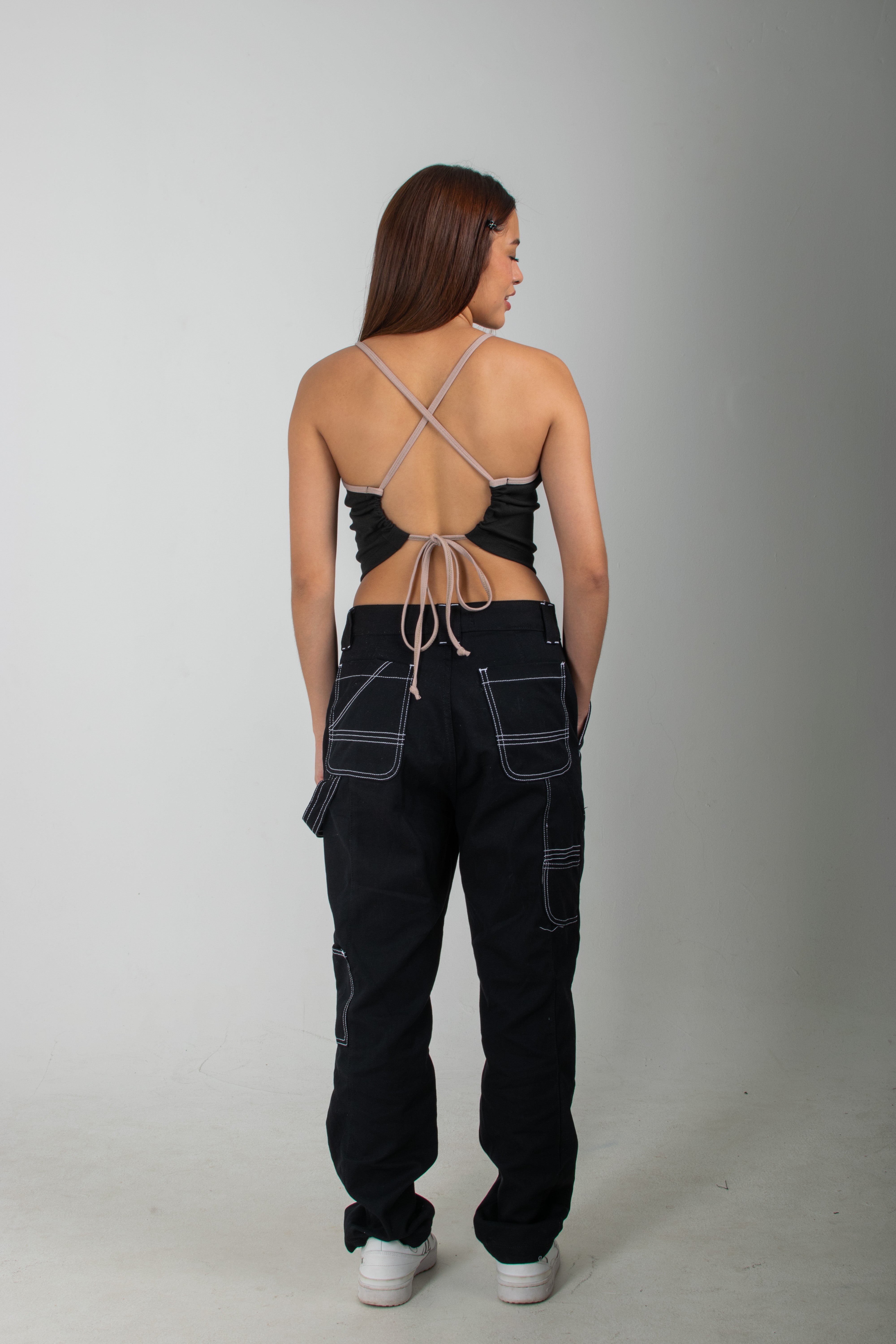 Top Indietro - Negro