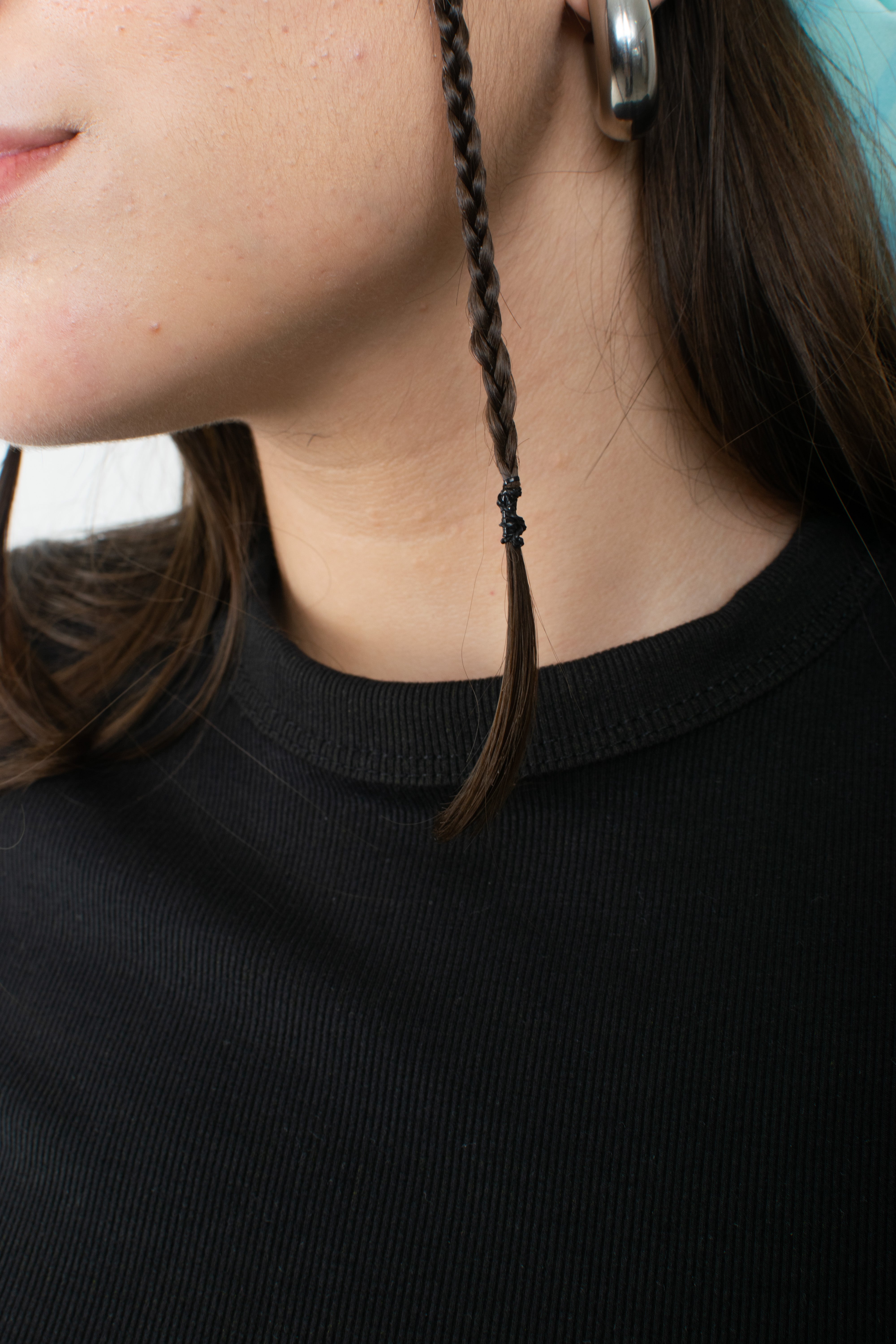 Darama Rib Crop Top - Negro