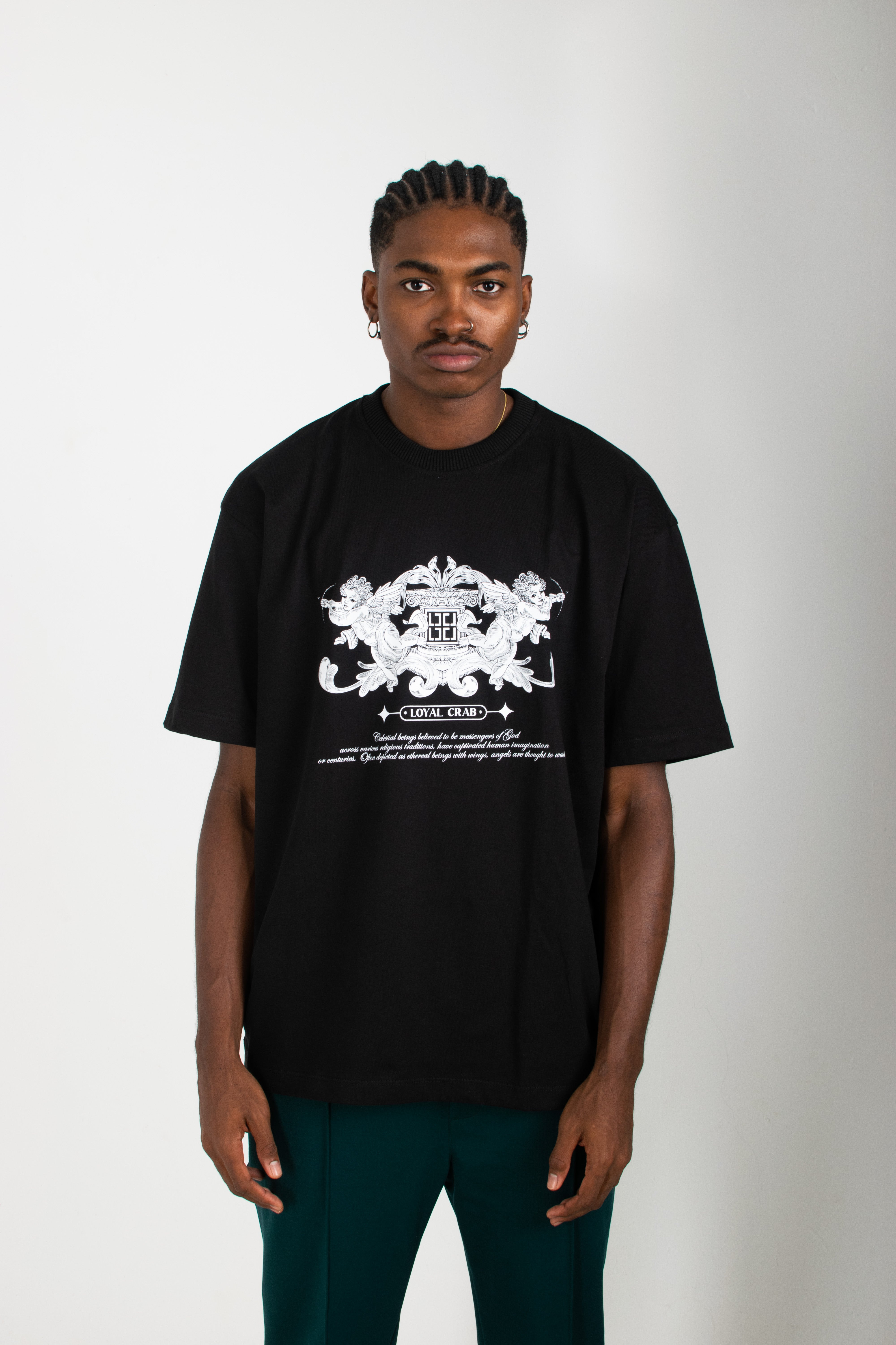 TSHIRT ANGEL BLACK