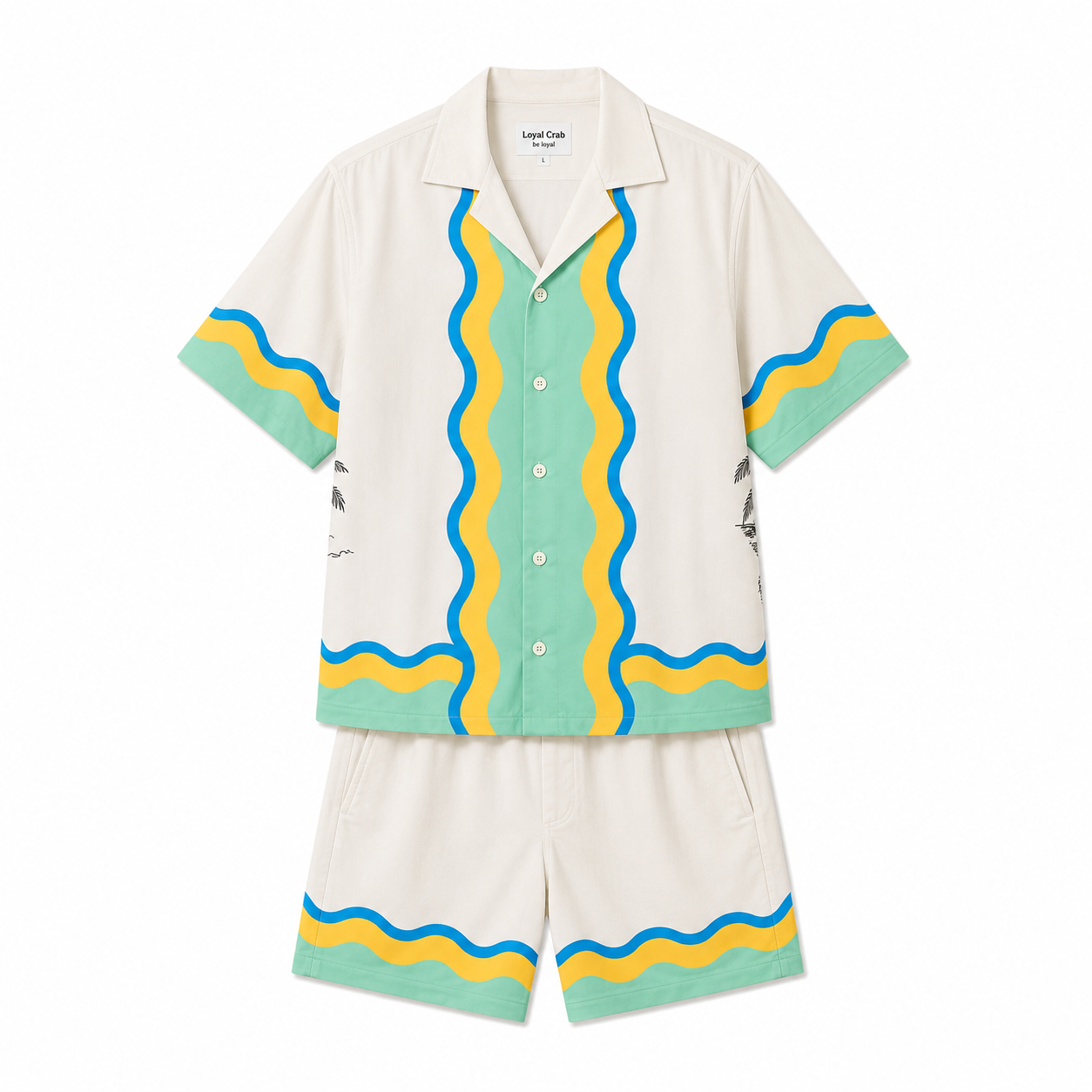 SET ONDAS CRAB IVORY